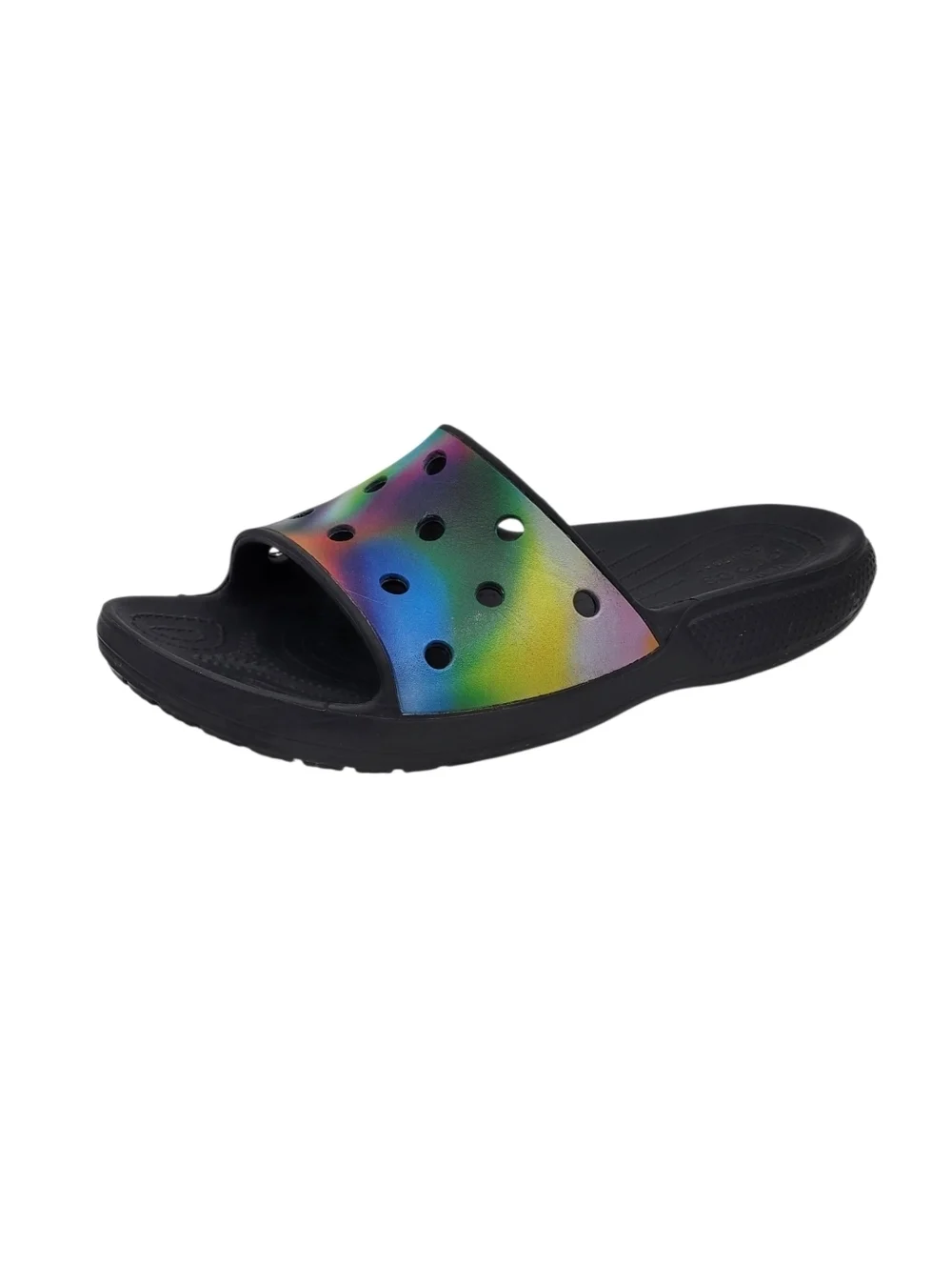 Crocs Classic Solarized Slides Women Size 12 Men Size 10 Tie Dye Sandals Unisex